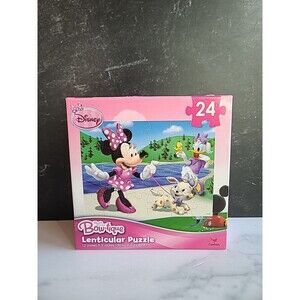 Disney Minnie Mouse Bow-Tique Lenticular Puzzle 24 Piece 12x9